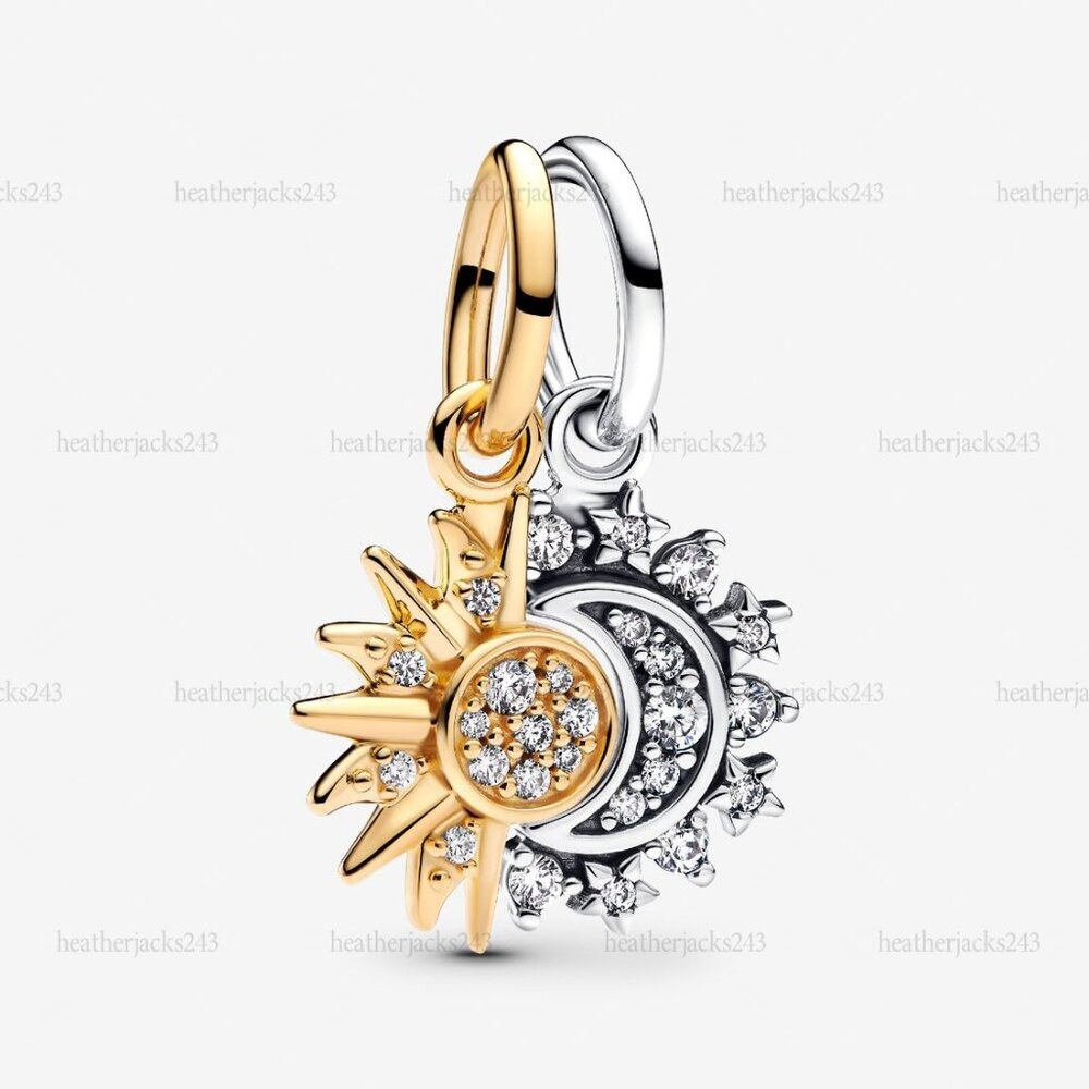 Pandora Splittable Sun & Moon Dangle Charm